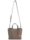 Perry Triple Compartment Small Tote Bag Dark Beige - TORY BURCH - BALAAN 8