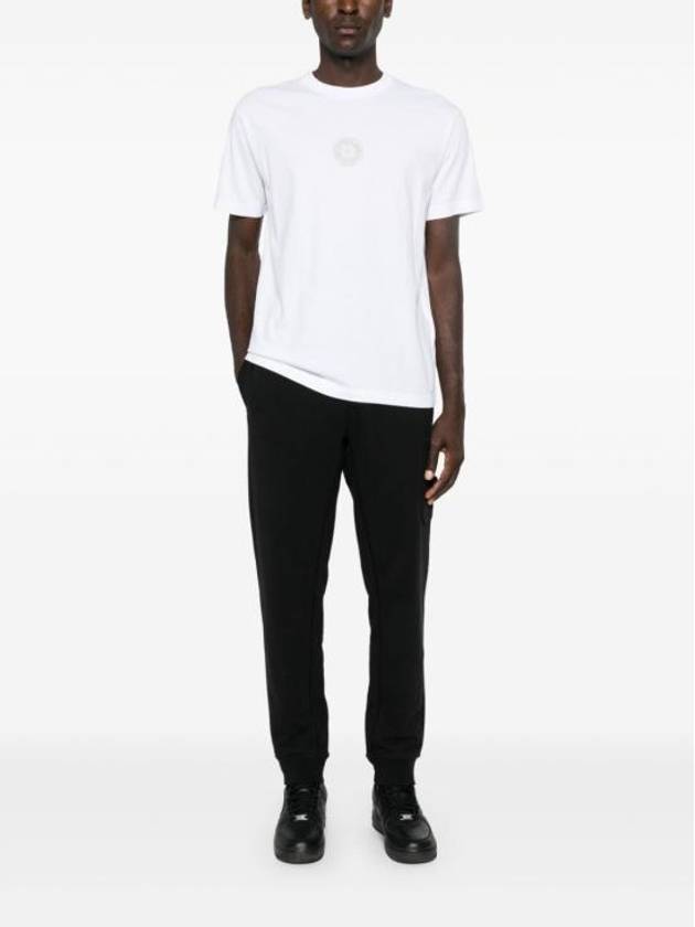 Wappen Patch Cotton Track Pants Black - STONE ISLAND - BALAAN 6