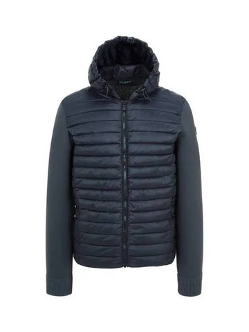 MEN MURILO hooded color combination jacket dark navy - SAVE THE DUCK - BALAAN 1