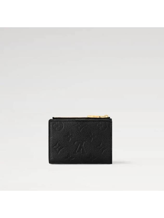 Lisa Monogram Leather Half Wallet Black - LOUIS VUITTON - BALAAN 7