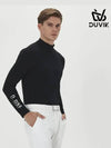 Men s half neck base brushed long sleeved T shirt DE3MTS151WH - DUVIK - BALAAN 5