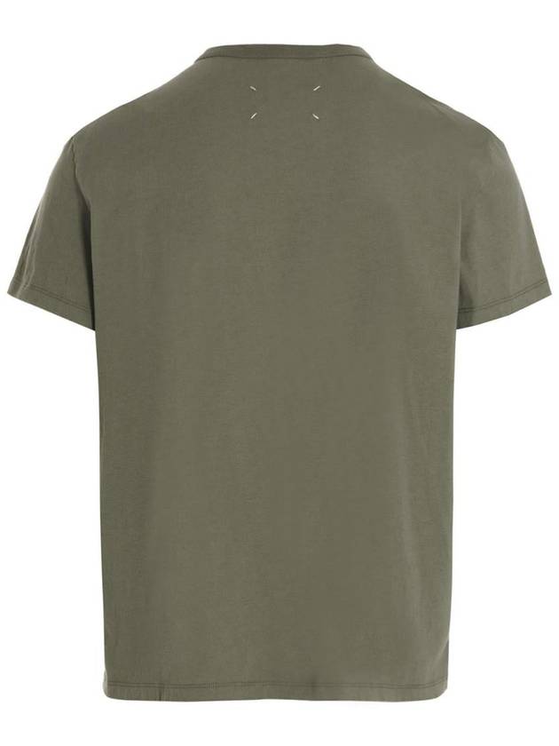 Reverse Logo Jersey Short Sleeve T-Shirt Light Green - MAISON MARGIELA - BALAAN 3