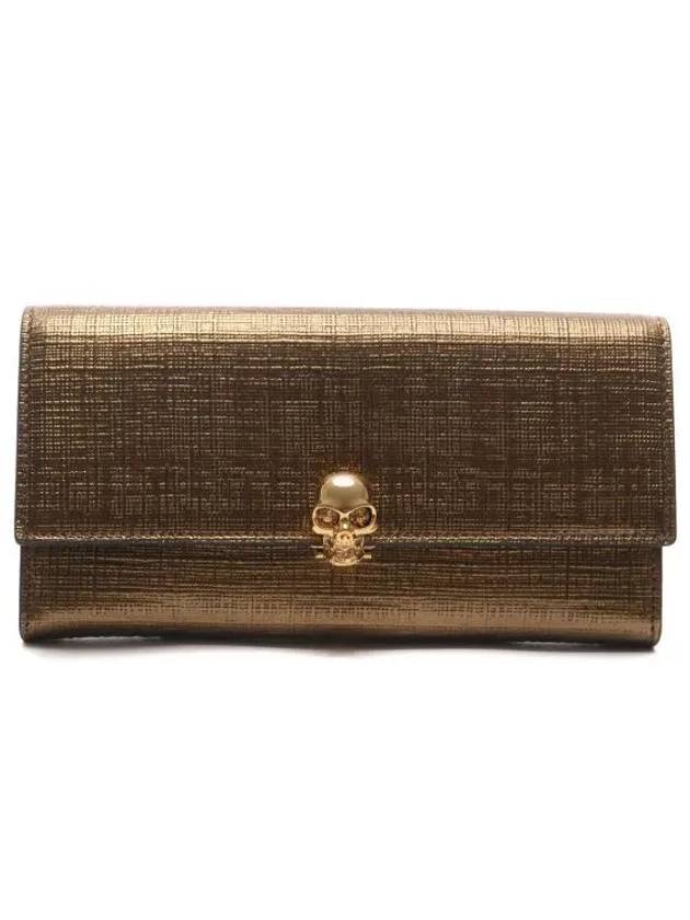 Women s skull decorated long wallet 275330 DZZ0M 7040 17F 1214670 - ALEXANDER MCQUEEN - BALAAN 1