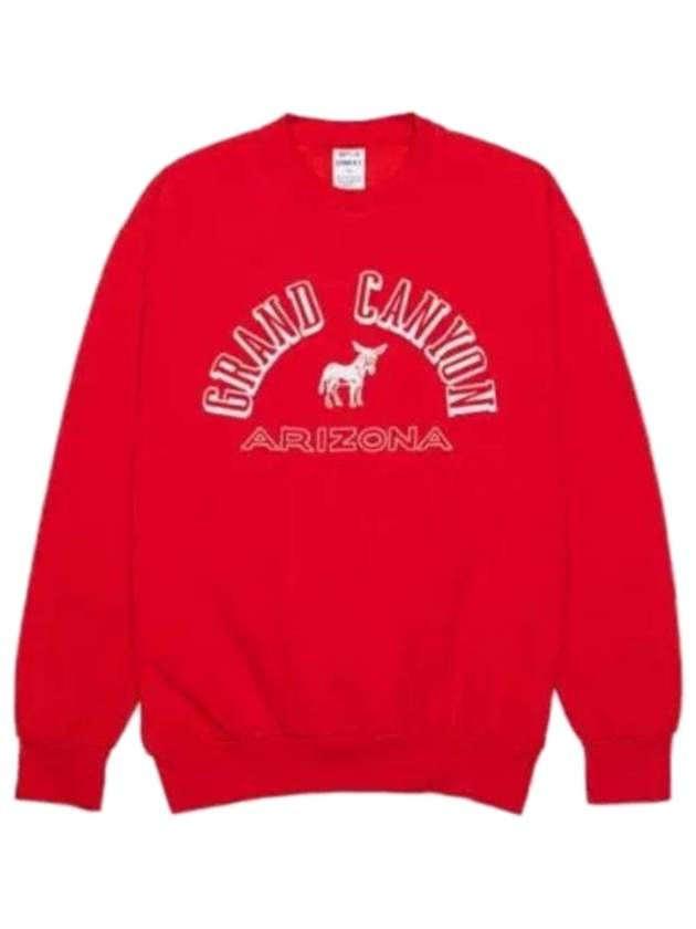 Grand Canyon Sweatshirt Red - WILD DONKEY - BALAAN 1