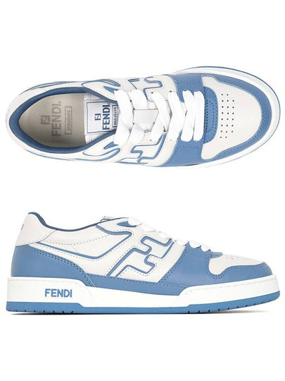 Match Low Top Sneakers Light Blue - FENDI - BALAAN 2