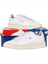 Dallas White Tab Leather Low Top Sneakers White - AUTRY - BALAAN 11