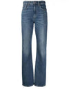 High Rise Straight Jeans Blue - POLO RALPH LAUREN - BALAAN 2