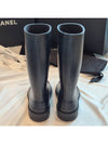 Rain boots dark navy black two tone G45838 - CHANEL - BALAAN 4