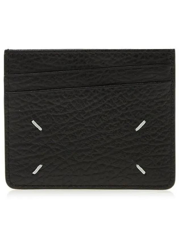 Four Stitch Card Wallet Black - MAISON MARGIELA - BALAAN 2