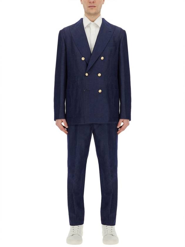 Suit Set MB404LDBHEC189 P24 DENIM - BRUNELLO CUCINELLI - BALAAN 2