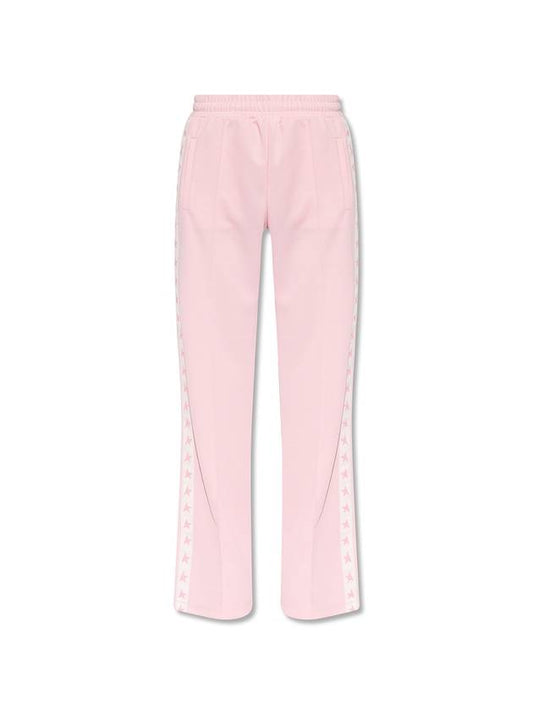 Side Star Logo Band Track Pants Pink - GOLDEN GOOSE - BALAAN 1