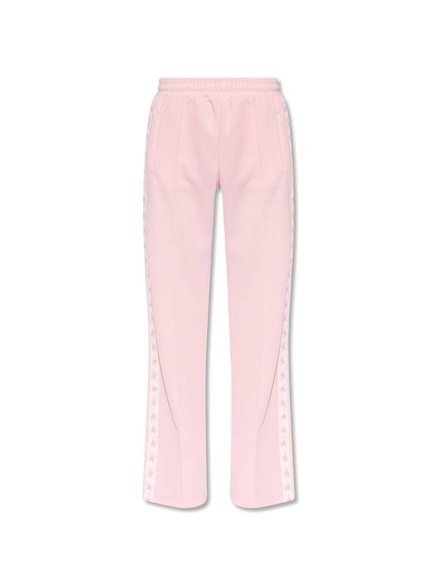 Side Star Logo Track Pants Pink - GOLDEN GOOSE - BALAAN 1
