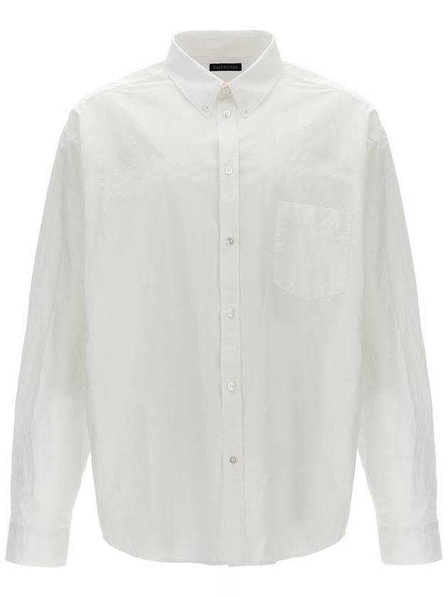 Balenciaga Logo Print Shirt - BALENCIAGA - BALAAN 1