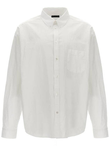 Balenciaga Logo Print Shirt - BALENCIAGA - BALAAN 1