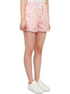 logo print shorts pink - MONCLER - BALAAN.