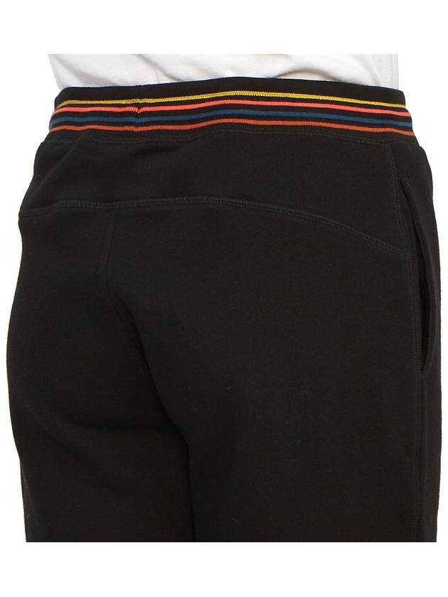 Men's Artist Stripe Lounge Shorts Black - PAUL SMITH - BALAAN 9