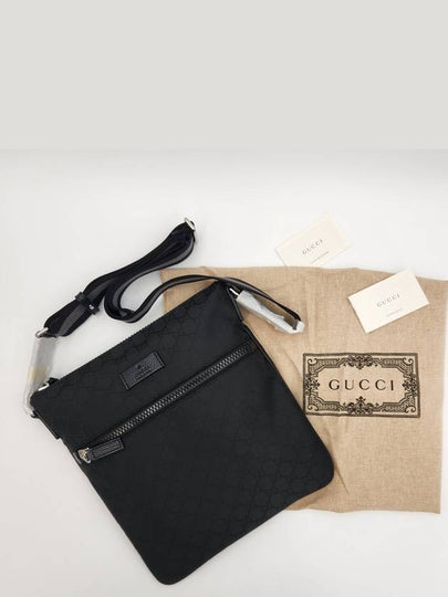 Microsima Logo Nylon Cross Bag Black - GUCCI - BALAAN 2