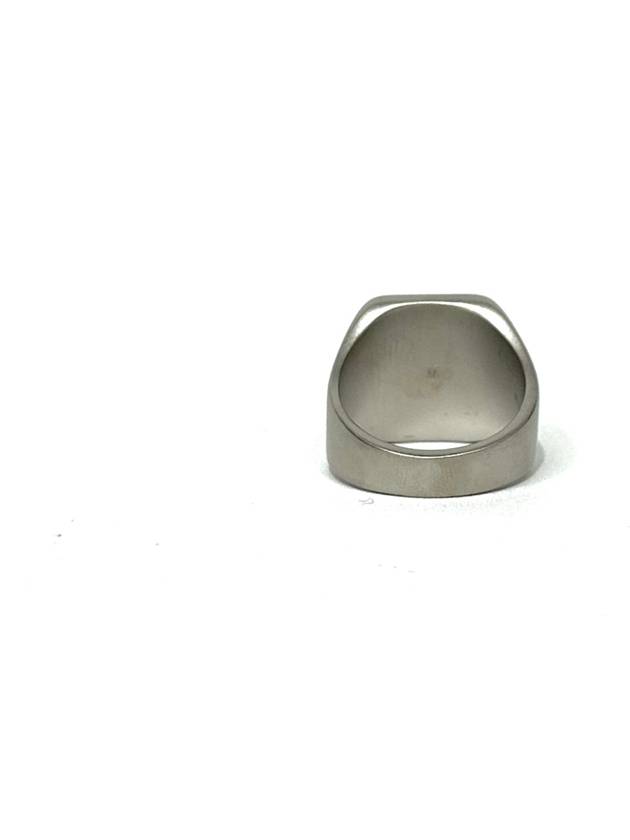 23SS Iconic Logo Silver Ring UE63R1200S - VETEMENTS - BALAAN 3