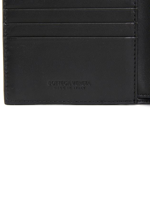 Intrecciato Leather Half Wallet Black - BOTTEGA VENETA - BALAAN 7