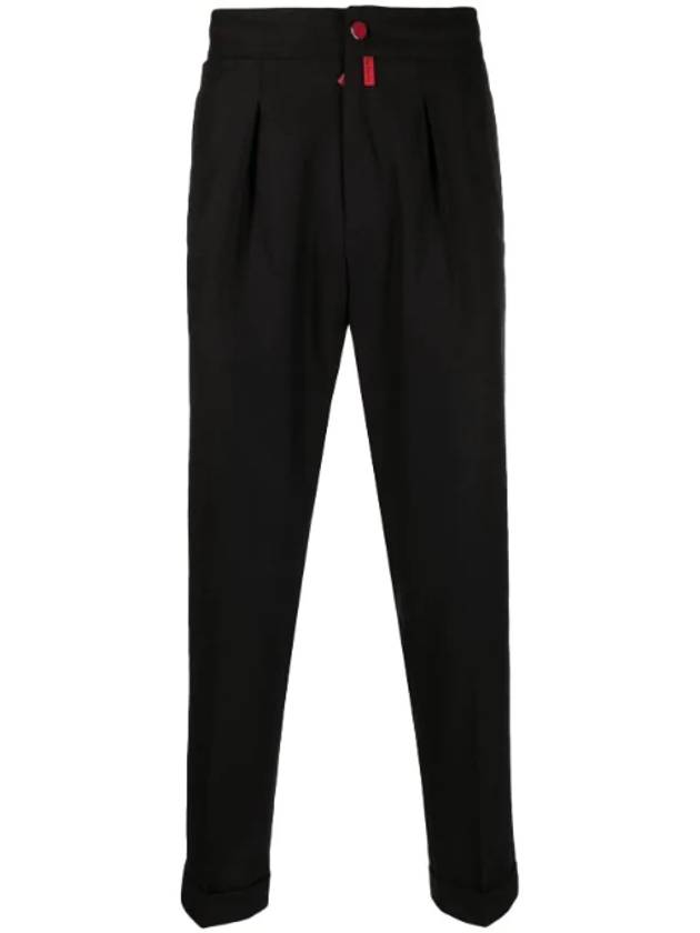 Side Pocket Banding Straight Pants Black - KITON - BALAAN 1