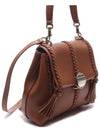 Penelope Leather Shoulder Bag Brown - CHLOE - BALAAN 4