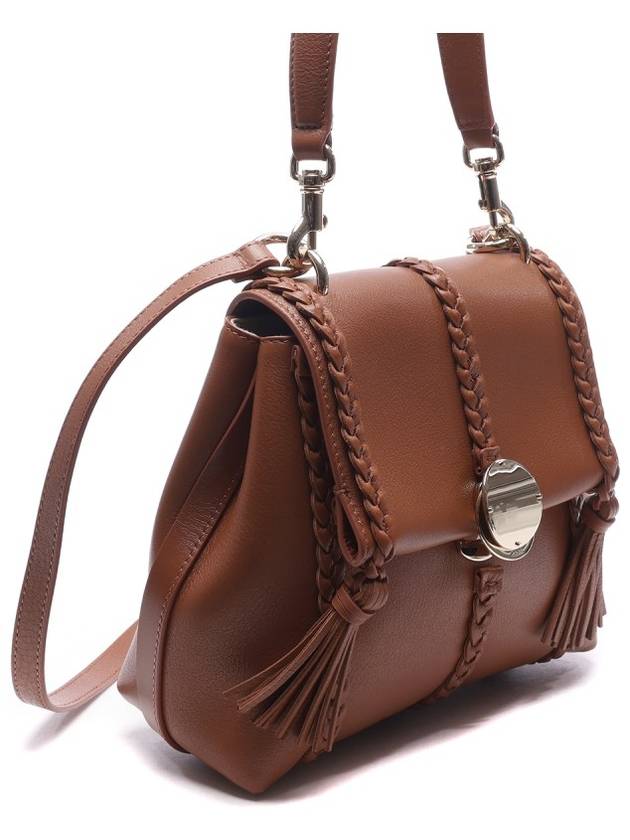 Penelope Leather Shoulder Bag Brown - CHLOE - BALAAN 4