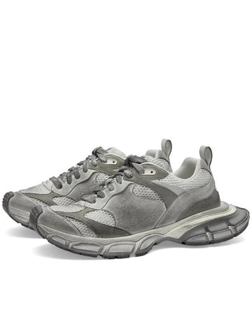 3XL Suede Oversized Low Top Sneakers Grey - BALENCIAGA - BALAAN 1