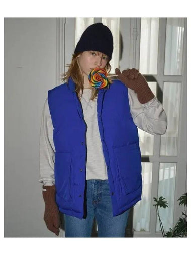 COZY PUFFER VEST BLUE - BENSIMON - BALAAN 1