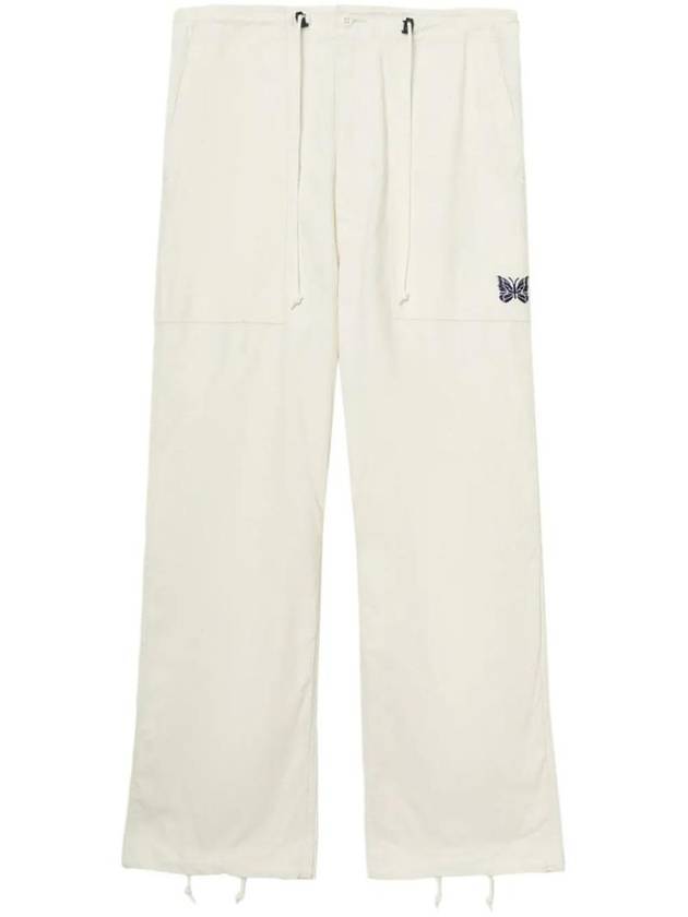 String Fatigue Straight Pants White - NEEDLES - BALAAN 1