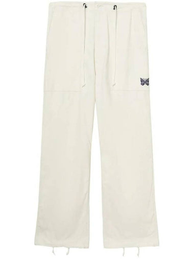 String Fatigue Straight Pants White - NEEDLES - BALAAN 1