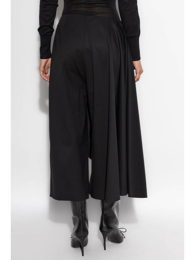 Azmitrical Skirt Wide Pants Black - ALAIA - BALAAN 5