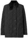 Diamond Quilted Thermoregulated Barn Jacket Black - BURBERRY - BALAAN 3