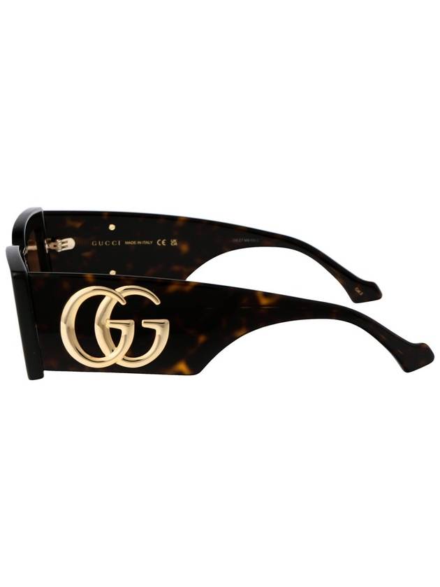 logo decorated rectangular frame sunglasses GG1425S - GUCCI - BALAAN 4