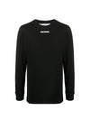 Logo Marker Long Sleeve T-Shirt Black - OFF WHITE - BALAAN.