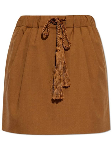 Max Mara Skirt Tabarin, Women's, Brown - MAX MARA - BALAAN 1