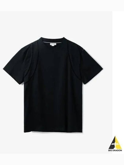 Crewneck Short Sleeve T-Shirt Black - ALEXANDER MCQUEEN - BALAAN 2