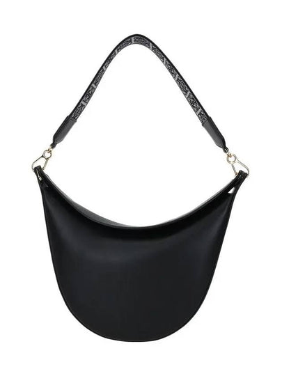 Luna Hobo Calfskin Shoulder Bag Black - LOEWE - BALAAN 2