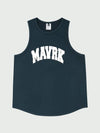 Unisex M Curved Logo Balance Sleeveless Navy - MAVRK - BALAAN 1