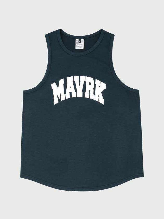 M Curved Logo Balance Sleeveless Navy - MAVRK - BALAAN 1