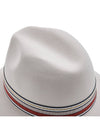 Striped Banding Fedora Ivory - LORO PIANA - BALAAN 9