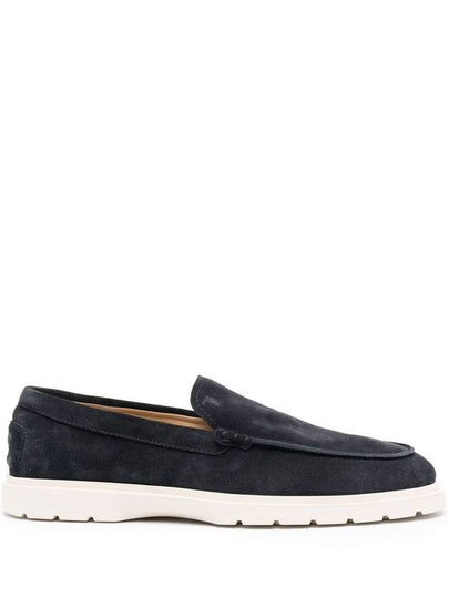 Casual Suede Slipper Loafers Navy - TOD'S - BALAAN 2