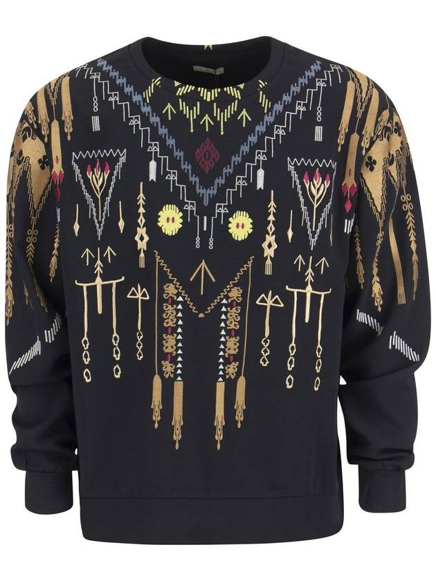 Men's Pullover Crew Neck Sweatshirt Black - ETRO - BALAAN 2