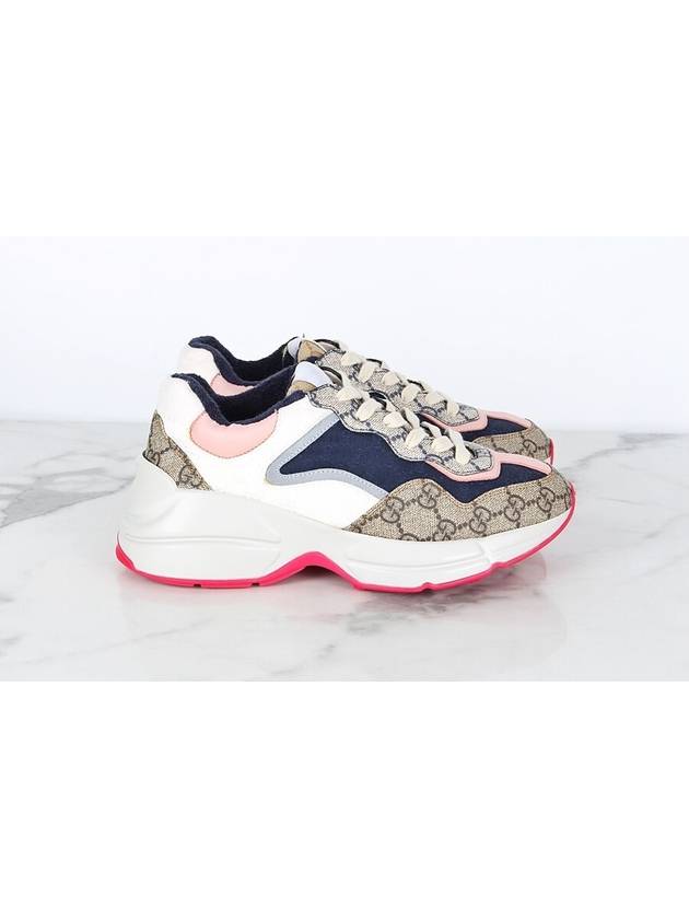 Pink sole Rhyton sneakers 36 230 - GUCCI - BALAAN 4