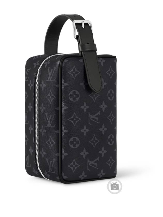 Trousse Toilette Locker Dopp Kit Monogram Eclipse Pouch Bag Black - LOUIS VUITTON - BALAAN 6