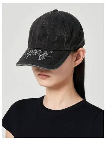 Denim embroidered ball cap baseball black domestic product GM0024031397999 - JUUN.J - BALAAN 1