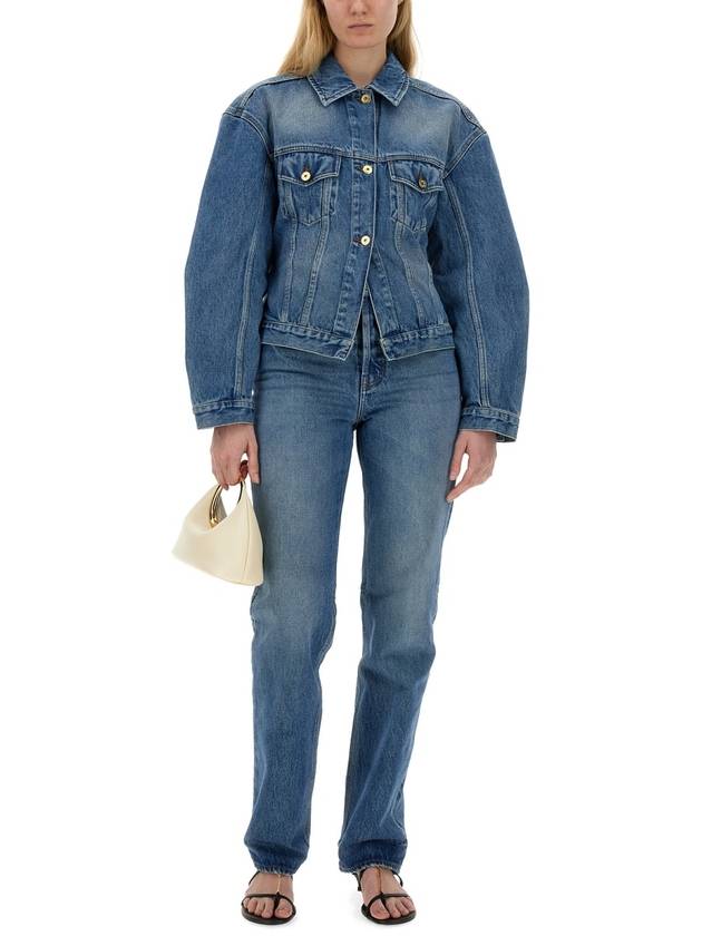 Denim Straight Pants 241DE034 151333C - JACQUEMUS - BALAAN 3