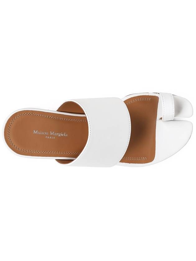 Women's Tabi Bold Strap Hanna Mule White - MAISON MARGIELA - BALAAN 5