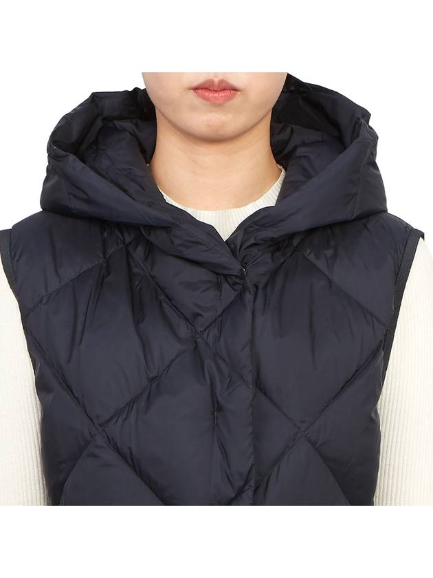 Frutto Padded Vest Navy - MAX MARA - BALAAN 7