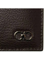 Man's Leather Card Wallet Brown - SALVATORE FERRAGAMO - BALAAN 5