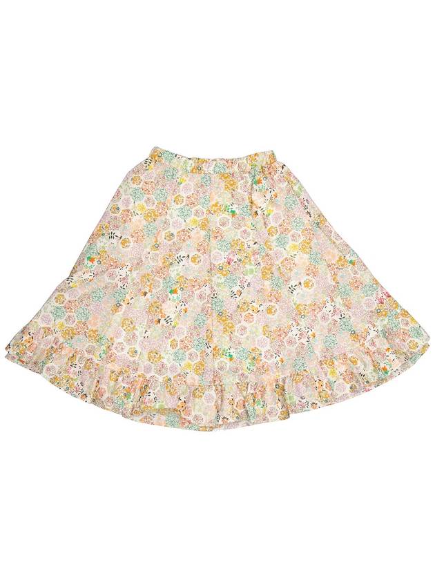 Bonpoint Girls Liberty Print Nala Ruffle Skirt Brand Size 8Y - BONPOINT - BALAAN 2